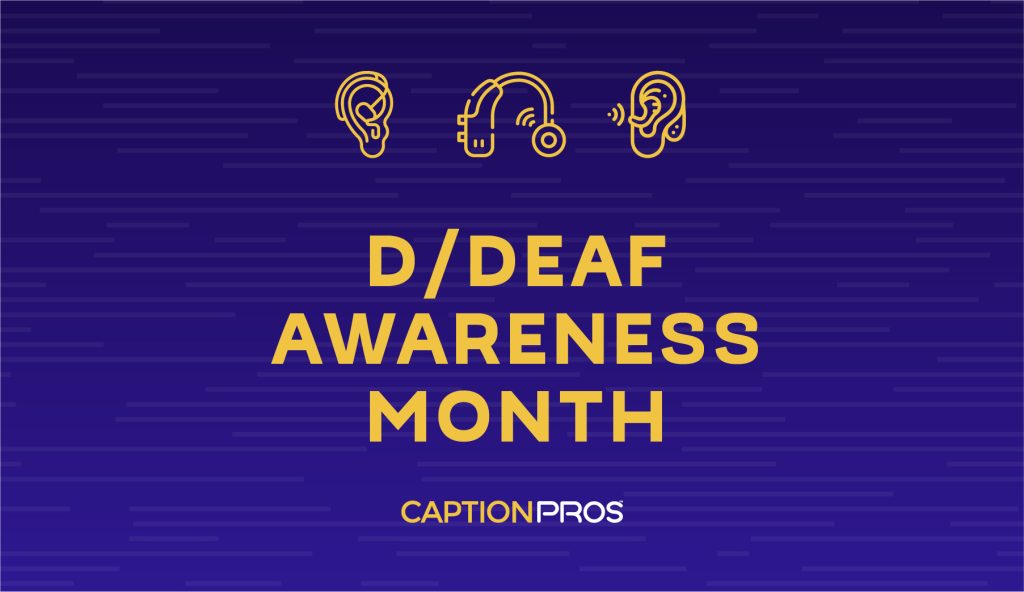 d/Deaf awareness month